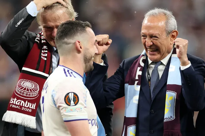 أستون فيلا يتوج بلقب الدوري الأوروبي لأول مرة في تاريخه