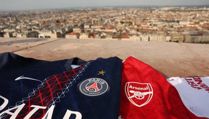 نهائي دوري أبطال أوروبا بين أرسنال وباريس سان جيرمان في بودابست