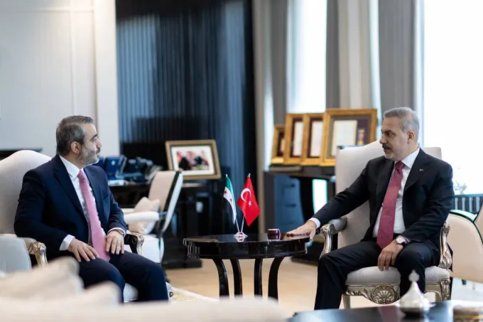 الشيباني وفيدان يؤكدان أولوية إنهاء المليشيات وتعزيز التعاون السوري-التركي