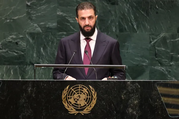 الشرع أمام الأمم المتحدة: الجولان سيبقى أرضاً سورية وإجراءات الضم باطلة