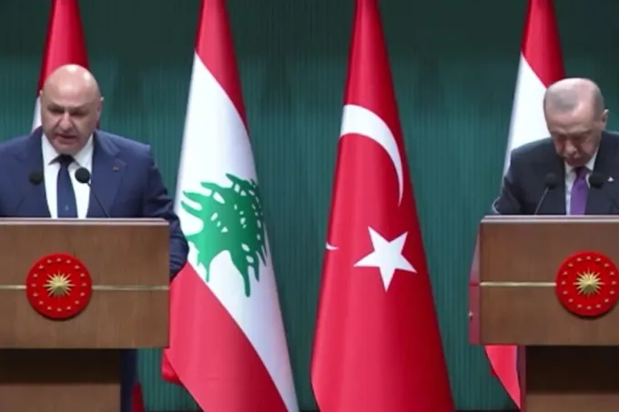عون في أنقرة: أردوغان يعلن دعم تركيا للجيش اللبناني وانفتاحاً على المشاركة في ضمان الاستقرار