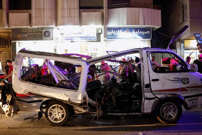 تفجير حافلة ركاب في جرمانا بريف دمشق يوقع 14 جريحاً