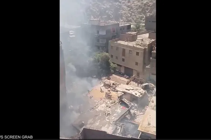 قتلى ومصابون في حريق هائل بمنطقة منشأة ناصر بالقاهرة