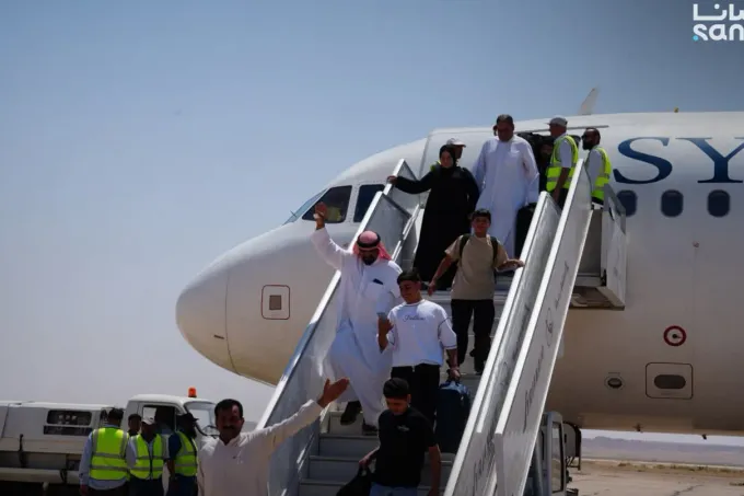 مطار دير الزور يستأنف نشاطه بعد 14 عاماً باستقبال رحلات داخلية ودولية