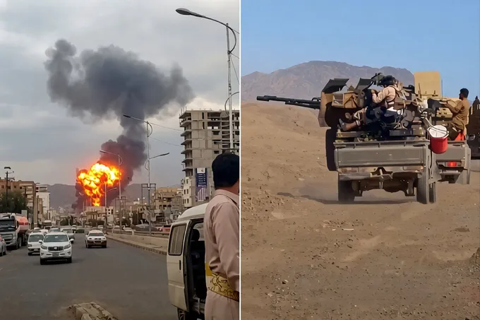 صاروخان حوثيان يضربان مطار عدن الدولي وطائرة ركاب تنجو من كارثة