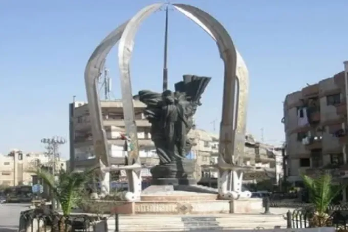 مظاهرة في جرمانا تحيي الذكرى السنوية لأحداث السويداء