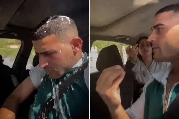 ضبط سيدة اعتدت على سائق رفض شرب الكحول في سيارته بالقاهرة