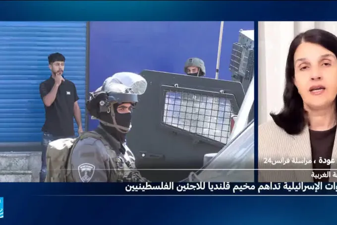 القوات الإسرائيلية تواصل عمليتها العسكرية في مخيم قلنديا شمالي القدس