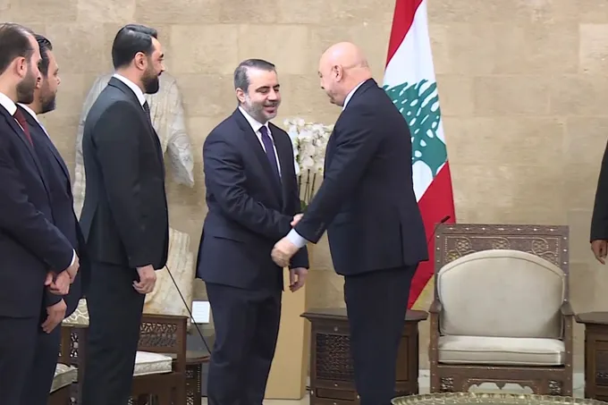 الشيباني في بيروت: لجنة لبنانية سورية عليا وتعاون اقتصادي