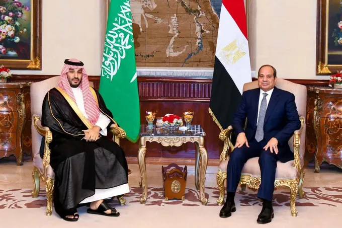 بن سلمان في القاهرة: السيسي يؤكد أن أمن السعودية جزء من الأمن القومي المصري