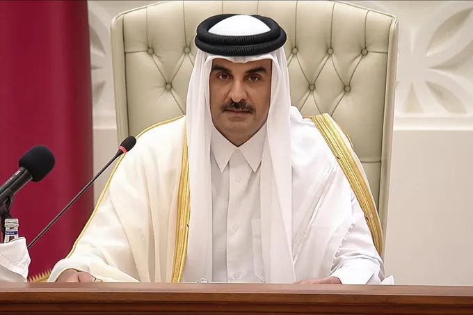 أمير قطر: تراجع الإيرادات 42% وإغلاق هرمز أثّرا في صادراتنا